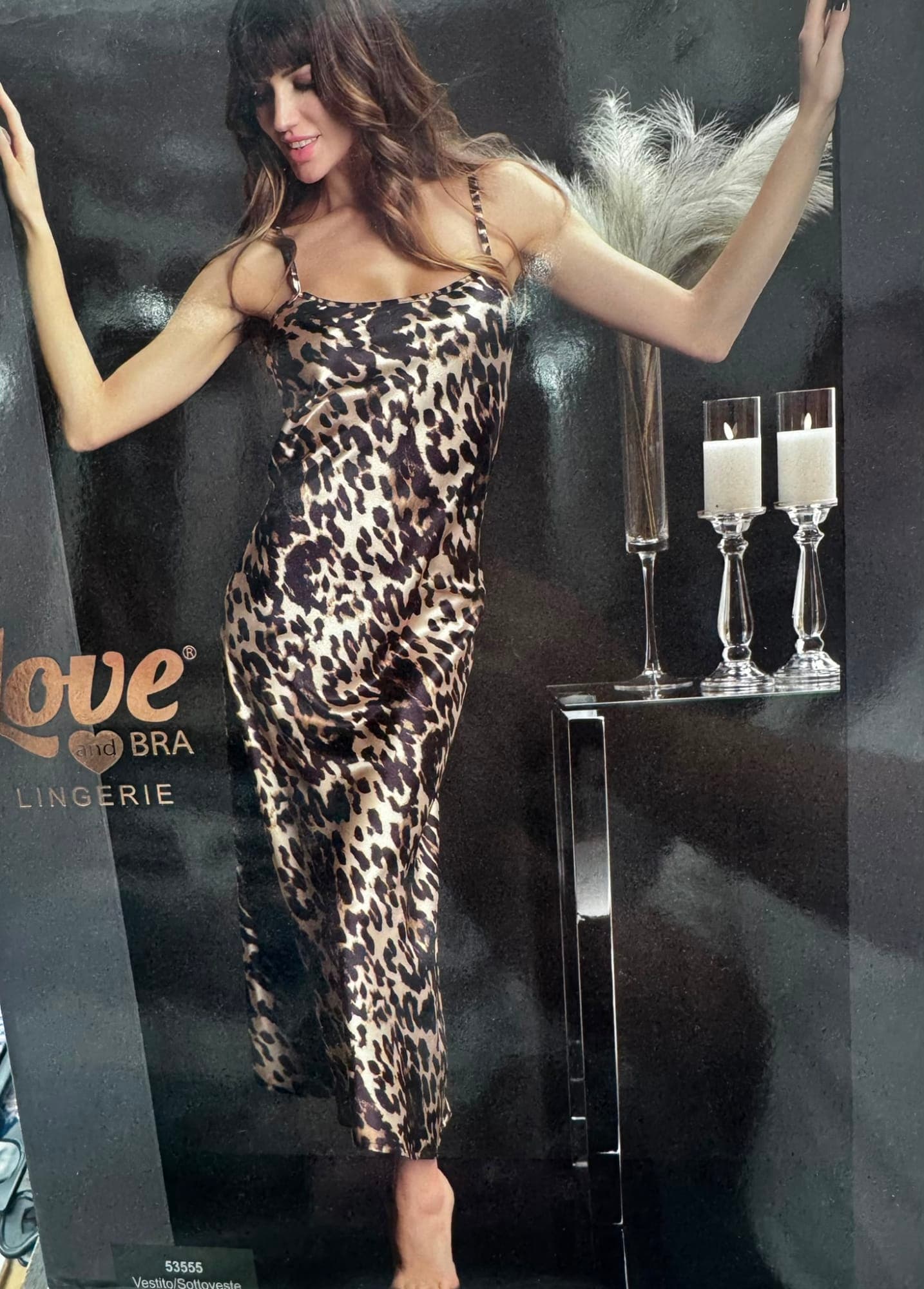 camicia da notte animalier